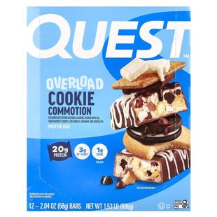 Quest Nutrition,高蛋白质棒，曲奇骚动