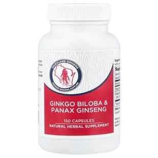 Dairyland Ginseng,Ginkgo Biloba & Panax Ginseng, 150 Capsule