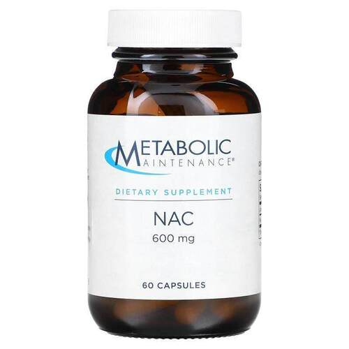Metabolic Maintenance,N-乙酰半胱氨酸胶囊，600毫克，60粒装