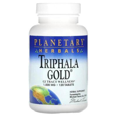 Planetary Herbals,Triphala Gold®，120 粒胶囊