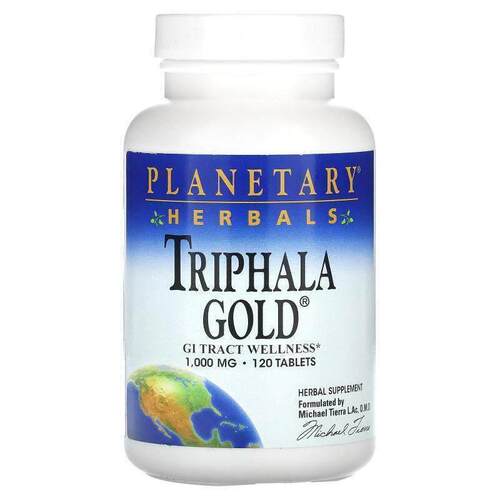 Planetary Herbals,Triphala Gold®，120 粒胶囊