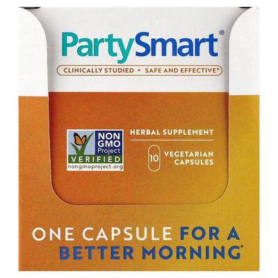Himalaya,PartySmart®，10 包，每包 1 粒素食胶囊