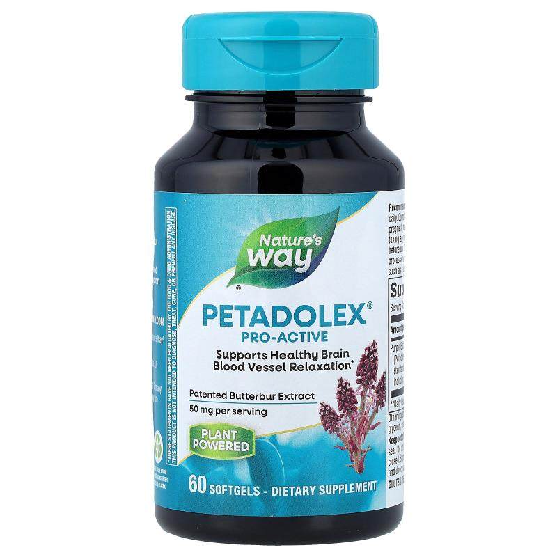 然萃维,PETADOLEX®,，积极主动，50 毫克，60 粒软胶囊
