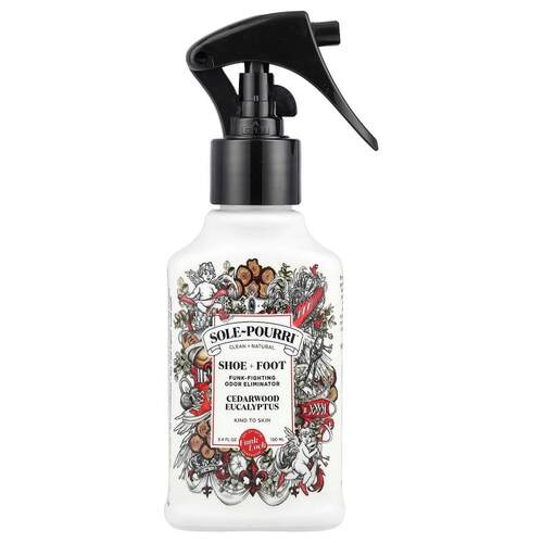 Poo-Pourri,Sole-Pourri，鞋 + 脚，异味去除剂，雪松桉树味