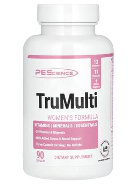 PEScience,TruMulti 女性配方，90 粒胶囊