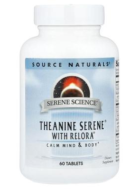 源美,Serene Science，Theanine Serene with Relora，60 片