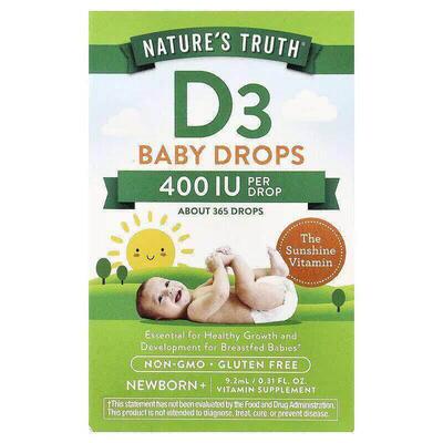 Nature's Truth,Vitamins, D3 Baby Drops