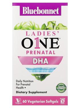 Bluebonnet Nutrition,Ladies' One® 产前 DHA&nbsp;