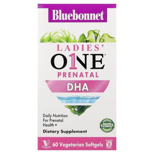 Bluebonnet Nutrition,Ladies' One® 产前 DHA&nbsp;