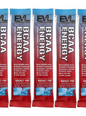 EVL,BCAA Energy®, Rocket Pop, 5 Packets, 0.33 oz (9.4 g) Eac