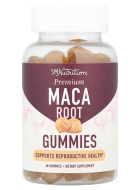 SMNutrition,优质玛卡根软糖，百香果味，60 粒软糖