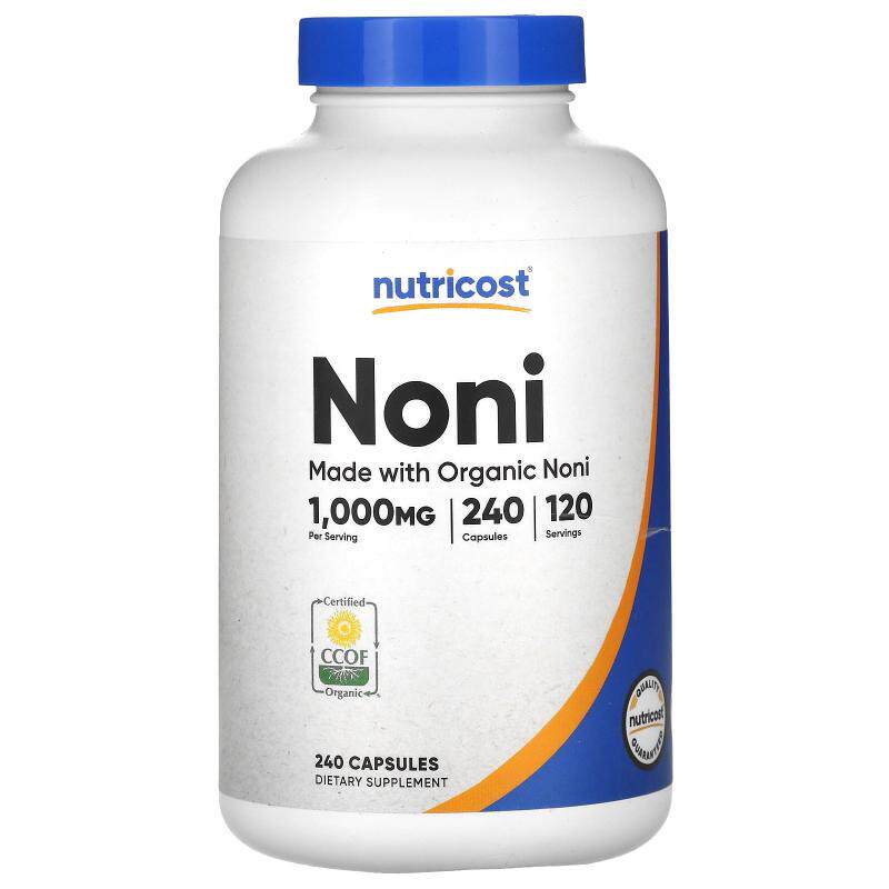 Nutricost,诺丽，1000 毫克，240 粒胶囊（每粒胶囊 500 毫克）