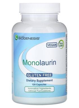 Nutra BioGenesis,月桂酸甘油酯，1000 毫克，120 粒胶囊（每粒胶