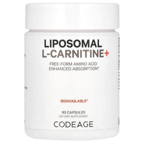 Codeage,脂质体 L-肉碱+，500 毫克，90 粒胶囊