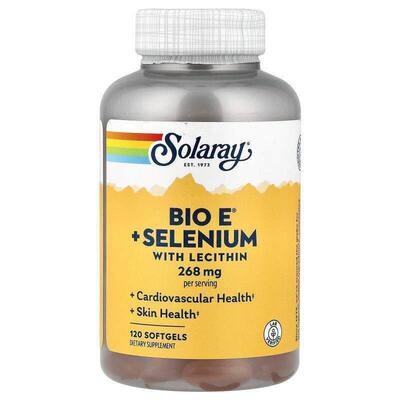 Solaray,Bio E + 硒，含卵磷脂