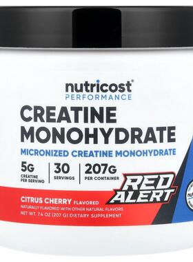 Nutricost,Performance, Creatine Monohydrate, Red Alert, Citr