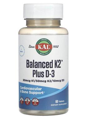 KAL,Balanced K2 Plus D3，60 片