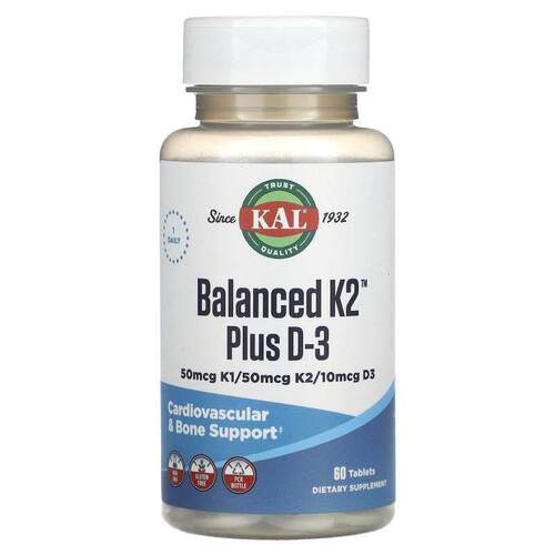 KAL,Balanced K2 Plus D3，60 片