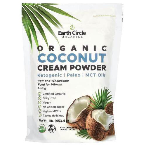 Earth Circle Organics,有机椰子奶油粉