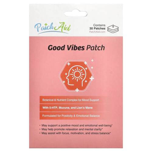 PatchAid,Good Vibes Patch, 30 Patches