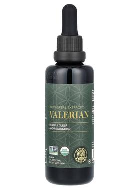 Global Healing,未加工草本提取物，缬草，2 液量盎司（59.2 毫升