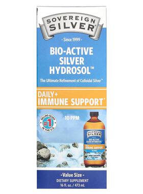 Sovereign Silver,生物活性银水溶胶，10 ppm，16 液量盎司（473
