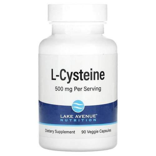 Lake Avenue Nutrition,L-半胱氨酸，500 毫克，90 粒素食胶囊