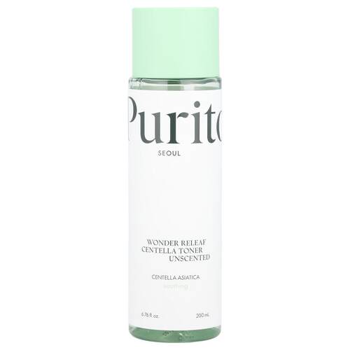 Purito,Wonder Releaf 积雪草爽肤水，无香型，6.76 液量盎司（20