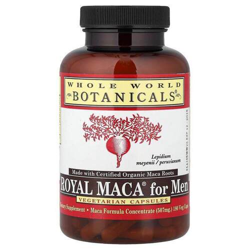 Whole World Botanicals,皇室玛卡®，男士专用，180 粒素食胶囊