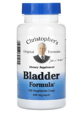 Christopher's Original Formulas,膀胱配方，450 毫克，100 粒素
