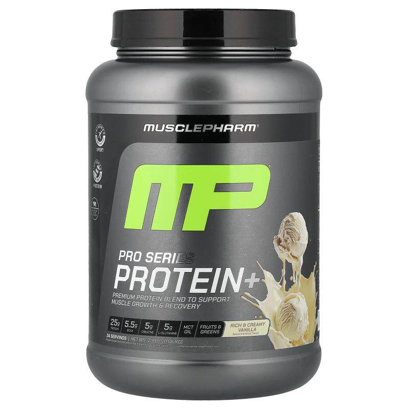 MP,Pro Series Protein+，浓郁奶油香草味，2.3 磅（1.06 千克）