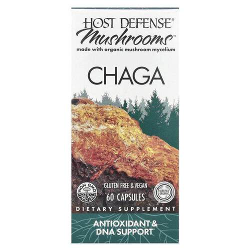 Host Defense,蘑菇™，白桦茸，60 粒胶囊（每粒胶囊 0.5 克）