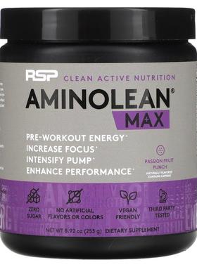 RSP Nutrition,AminoLean Max，西番莲混合饮品，8.92 盎司（253