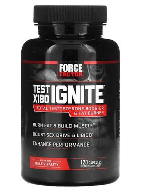 Force Factor,Test X180 Ignite®，120 粒胶囊