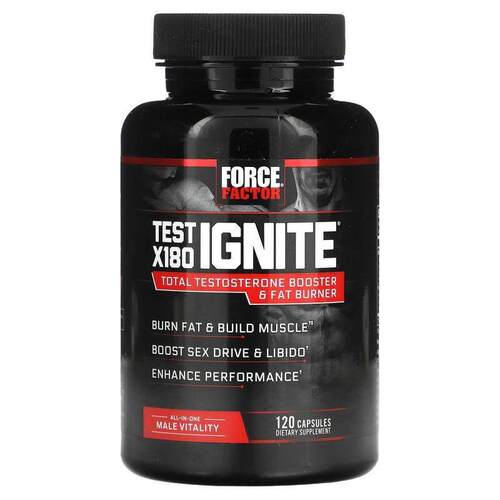 Force Factor,Test X180 Ignite®，120 粒胶囊