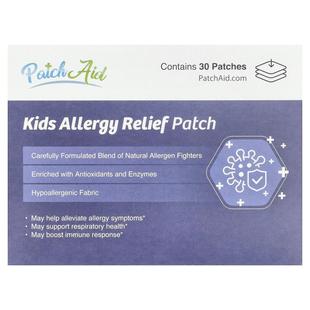 PatchAid,Kids Allergy Relief Patch, 30 Patches