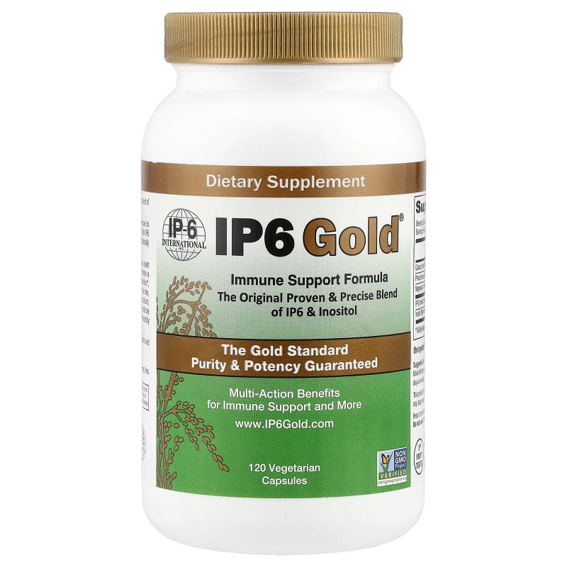 IP-6 International,IP6 Gold，机体能力帮助配方，120 粒素食胶