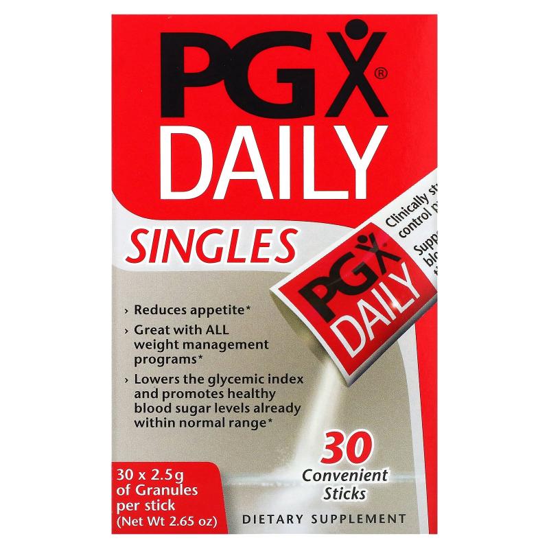 Natural Factors,PGX Daily，Singles，原味颗粒，30 条（2.5 克