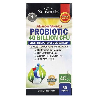 BioSchwartz,优效益生菌，60 粒胶囊