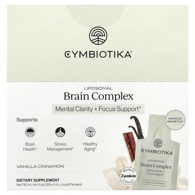 Cymbiotika,Liposomal Brain Complex, Vanilla Cinnamon, 26 Liq