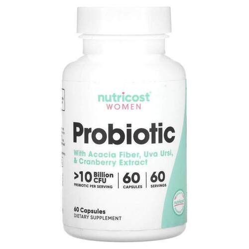 Nutricost,Women, Probiotic with Acacia Fiber, Uva Ursi, &amp