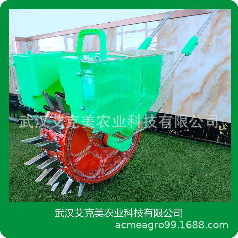 手推双20嘴花生大豆谷物高粱白菜芹菜施肥播种一体机蔬菜点播器