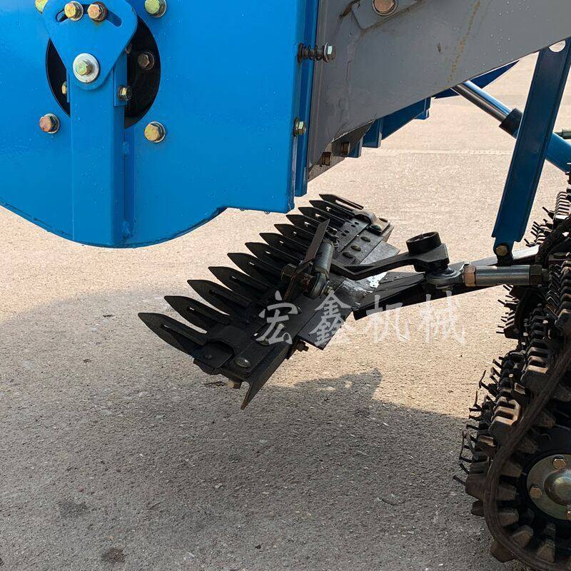 山区水稻脱粒装袋收割机 水稻小麦脱粒装袋一体机 稻麦收割机