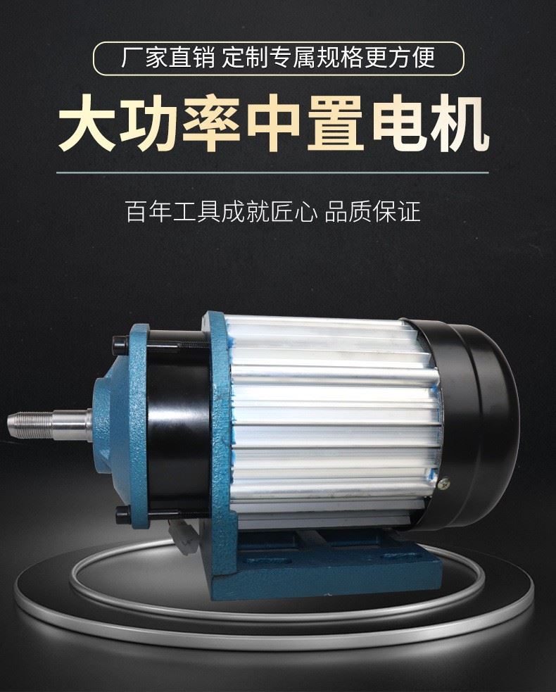 电动车中置电机 一年质保 大功率1000w-3000w 直流无刷电机