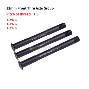 MTB Thru axle Road Bike Shaft Front Rear hub Skewers 12mm 15
