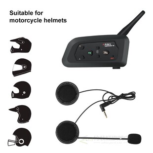 Vnetphone V4 Intercom Motorcycle Helmet Bluetooth Headset 85