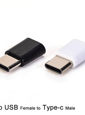 New 1pc Micro USB Female to Type c USB C Male Adapter Conve