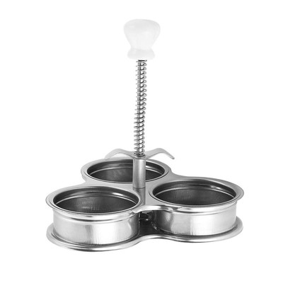 1PC Stainless Steel Egg Poacher Non-stick Egg Cooker Poached