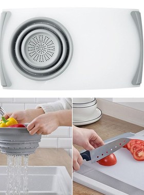 Wonderlife 1PCS Retractable Sink Square Cutting Board Cuttin