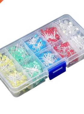 500Pcs mm LED Diode Kit Ultra Bright LEDs Lights Lamp Emitt